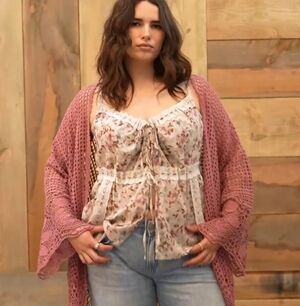 NWOT TORRID 2X Festi Tie-Front Cami